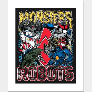 Monsters Vs Robots Posters and Art